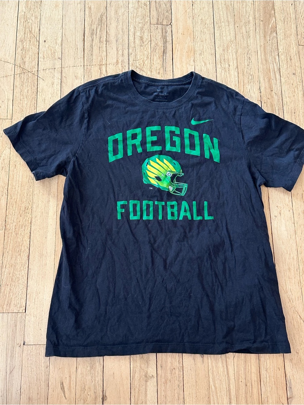Men’s Large Nike Black Oregon Ducks Football Tee